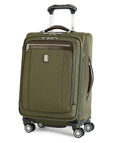 Travelpro Platinum Magna 2 International Carry-On Expandable Business Plus Spinner Carry-On Suitcase, 20-in., Olive